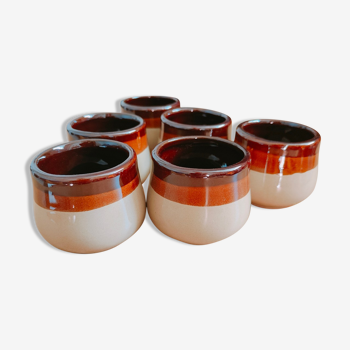 Set of 6 ceramic cup