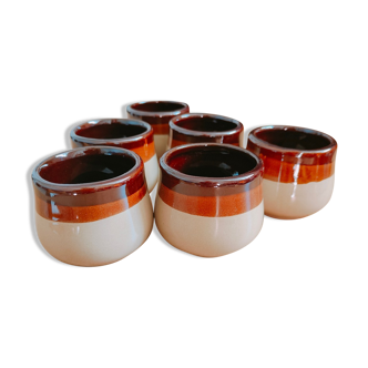 Set of 6 ceramic cup