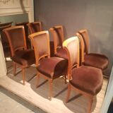 Set of 6 Directoire style chairs