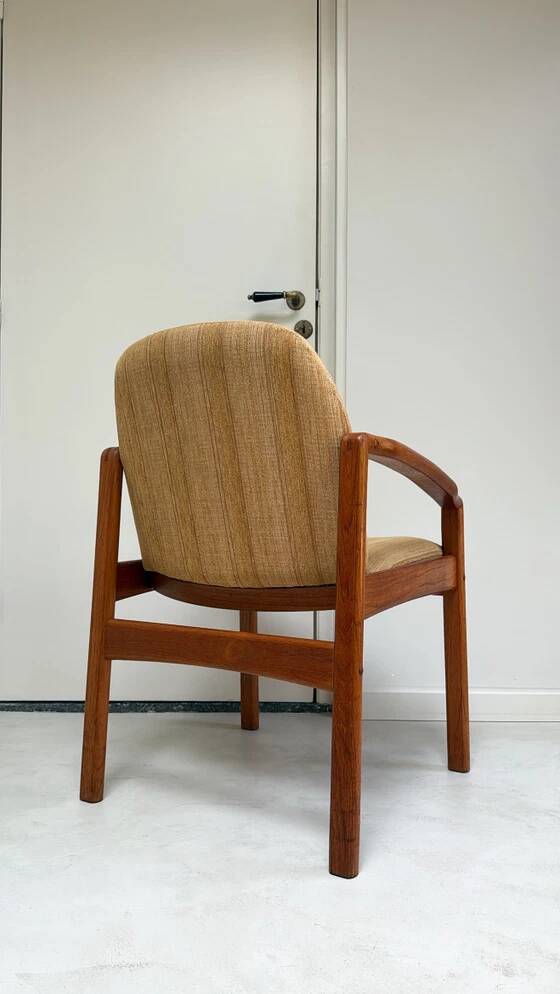Vintage Danish solid teak wooden chair