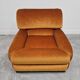 Fauteuil Mid-Century Modern en velours par Zev & Zev