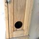 Small wardrobe in raw wood