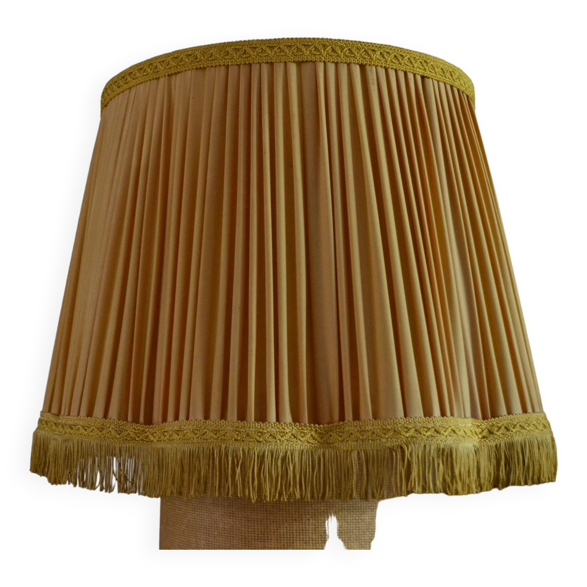 Vintage 60s fringed lampshade