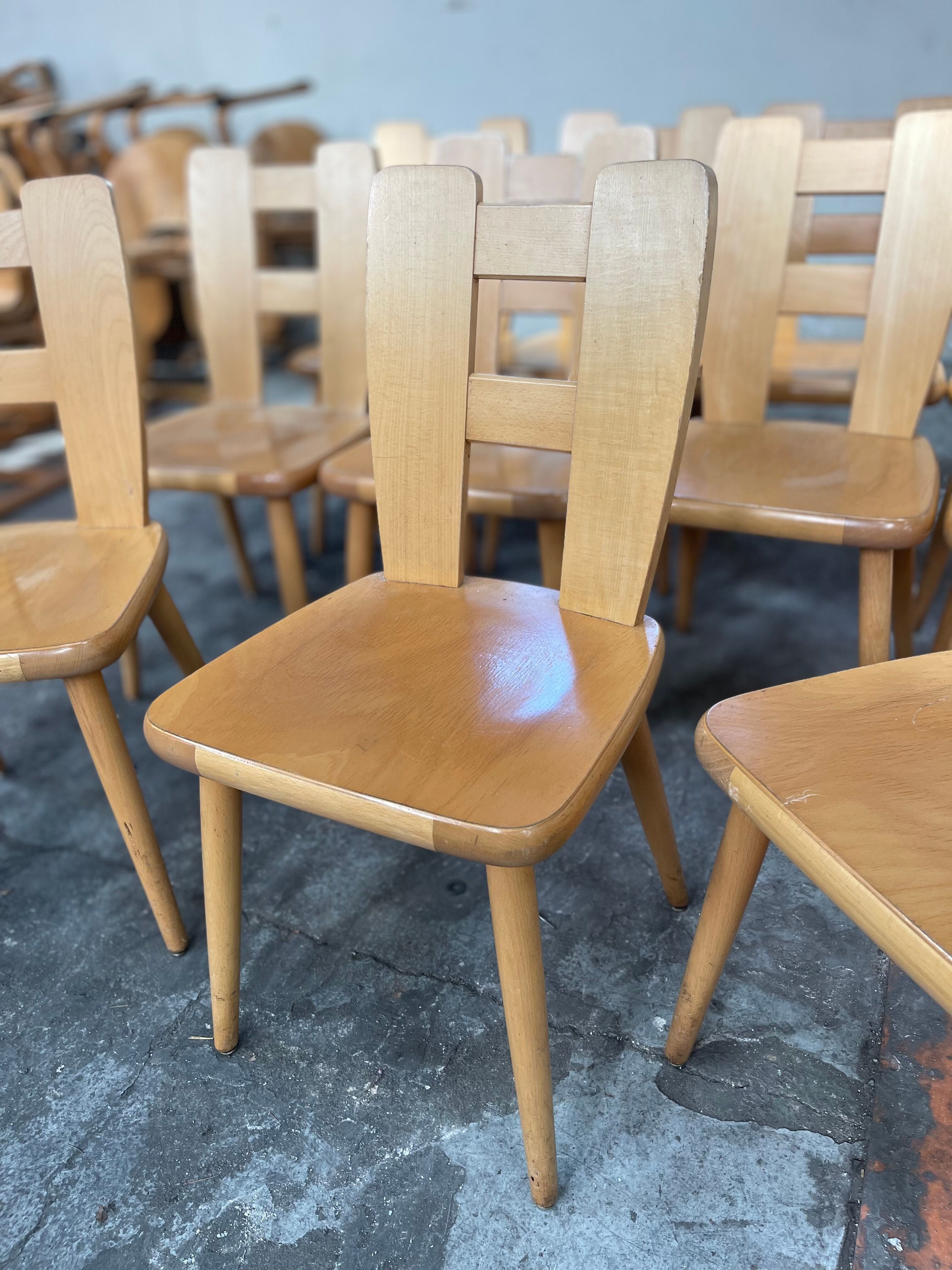 Vintage Scandinavian bistro chair