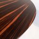 Macassar ebony round dining table Ø 128cm
