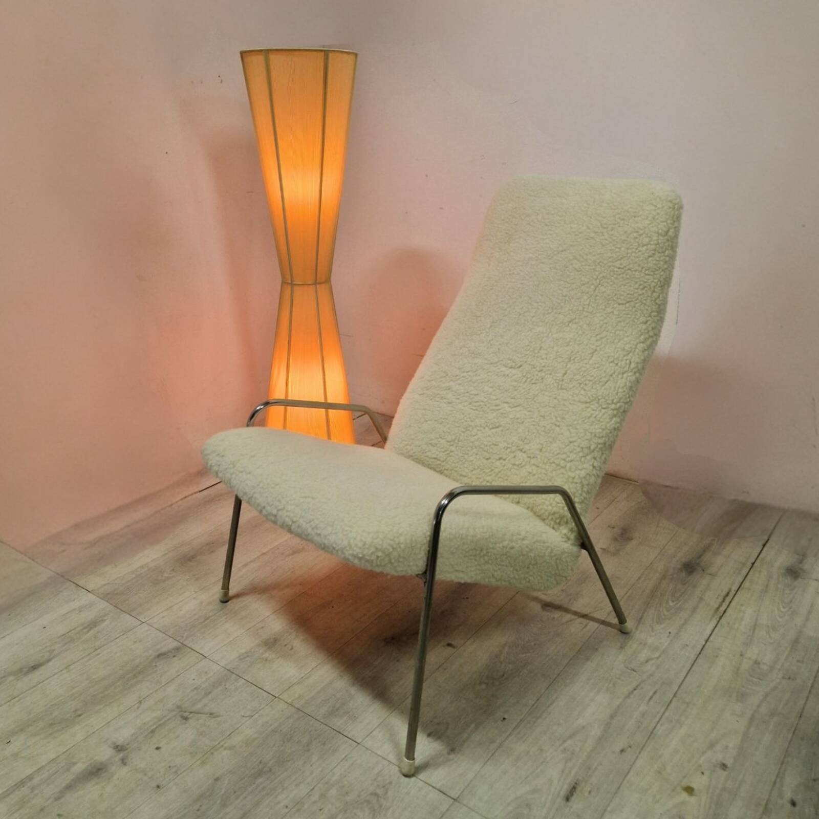 Grand lampadaire Space Age Diabolo, Italie années 1970