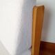 Paire de chauffeuses bois et tissu bouclette