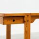 Bureau en pin original des années 1970