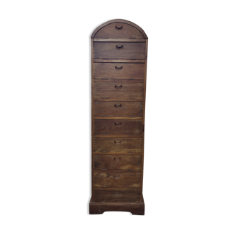 Clamshell cabinet