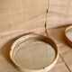 Rattan mirror duo, 30 cm