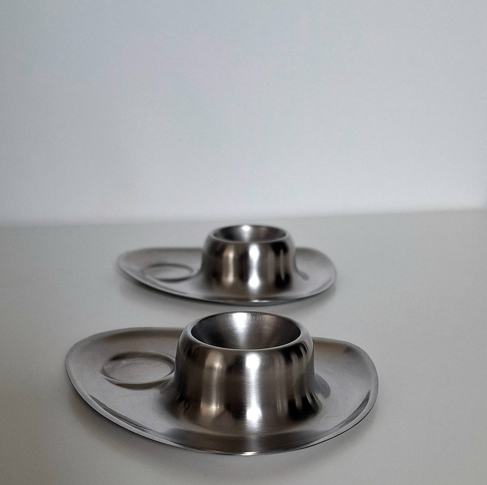 Vintage stainless steel egg cup