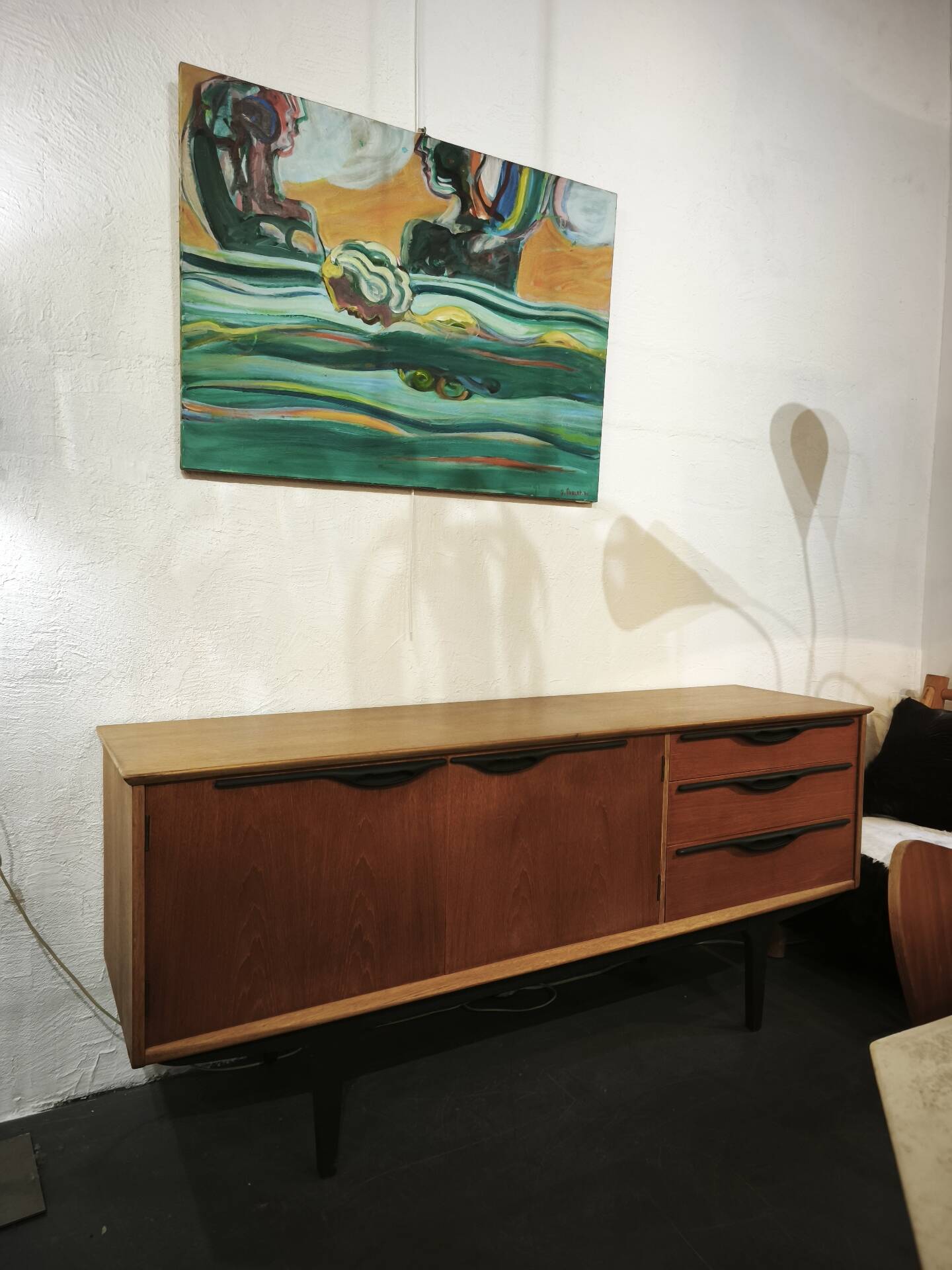 Vintage teak enfilade Jentique 1960