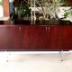 Sideboard solid wood and steel, France, cira 1970, Negroni edition