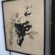 Vintage brass barber triptych mirror 1920 - 34 x 76 cm