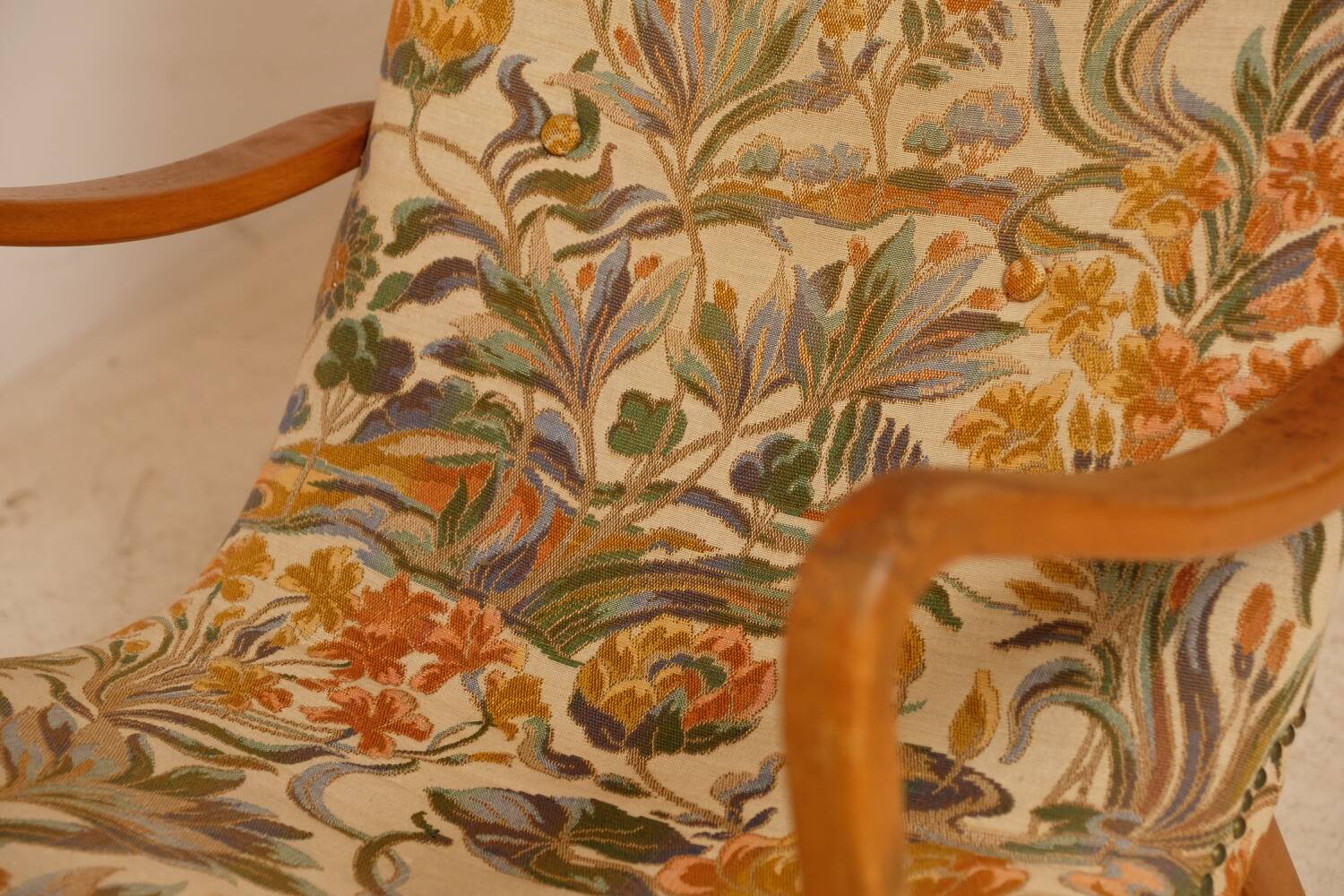 Olof Persson armchair, industrial Sweden, 1940s.