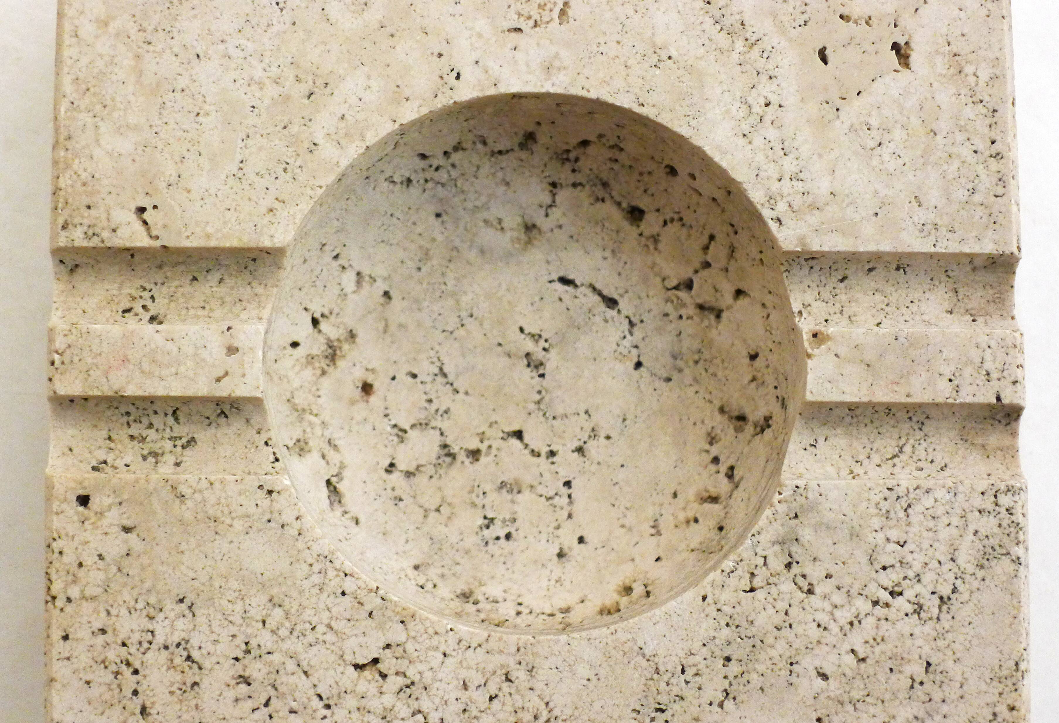 Vintage travertine ashtray
