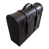 Mini bar vintage wooden briefcase