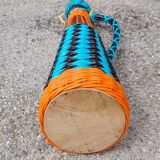 Bottle scoubidous conical, 60s