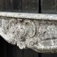 Regency fireplace in grey marble, Sainte-Anne, 18th century
