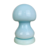 Lampe champignon verre bleu vintage