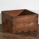 Ancient Chinese wooden basket with iron hoop – China, around 1900