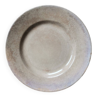 Assiette vintage ancienne porcelaine opaque gien