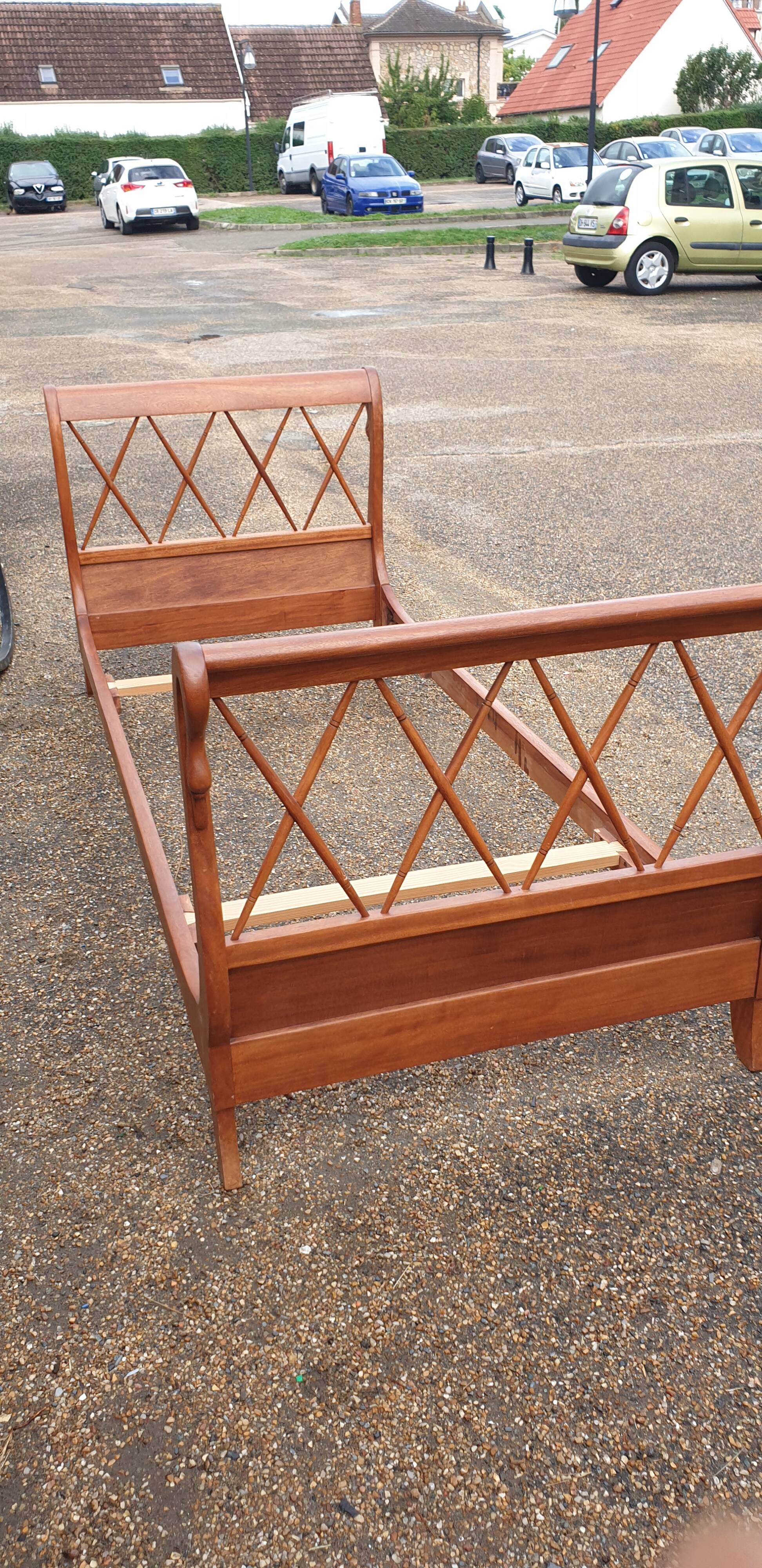 Empire style single bed from the 50s/60s