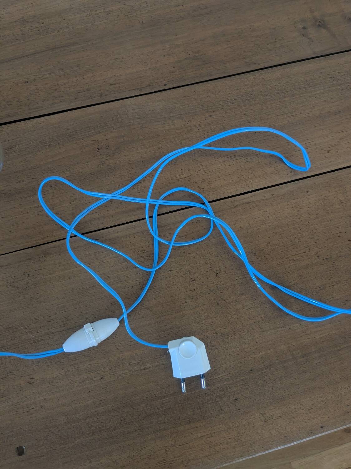 Vintage clip-on casserole lamp