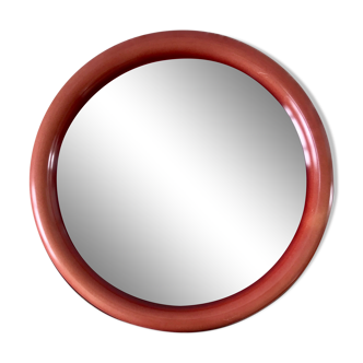 Round plastic mirror 70s