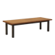 Table basse en teck danois avec base en métal, années 1960