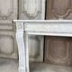 Cheminée en marbre blanc de carrare style Louis XVI vers 1890