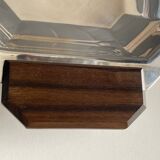 Art Deco silver metal bread basket