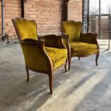 2 retro baroque armchairs