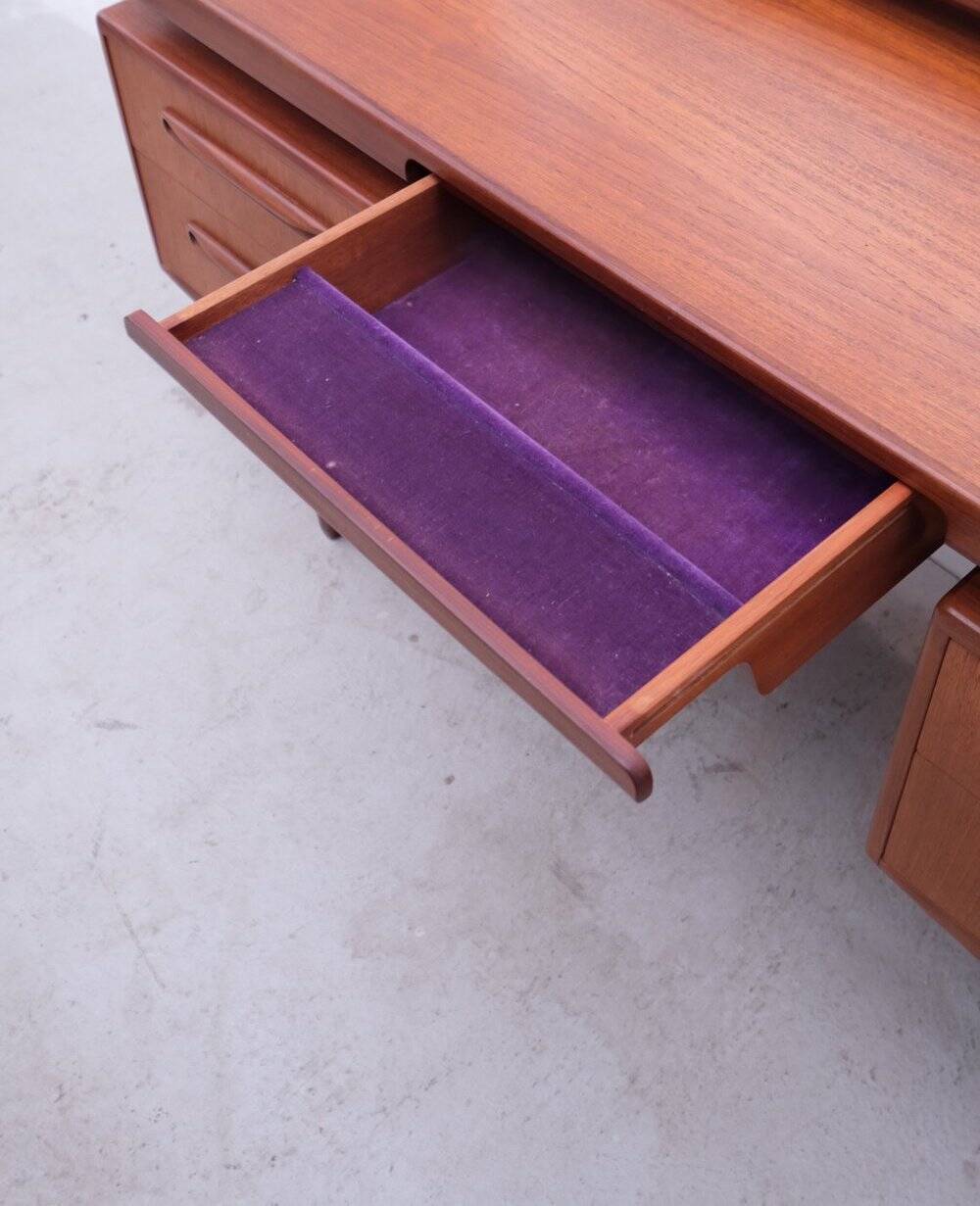 Teak desk by Victor Wilkins for G-Plan in Scandinavian style, 1960
