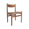 Chaise avec structure en chêne et assise en corde