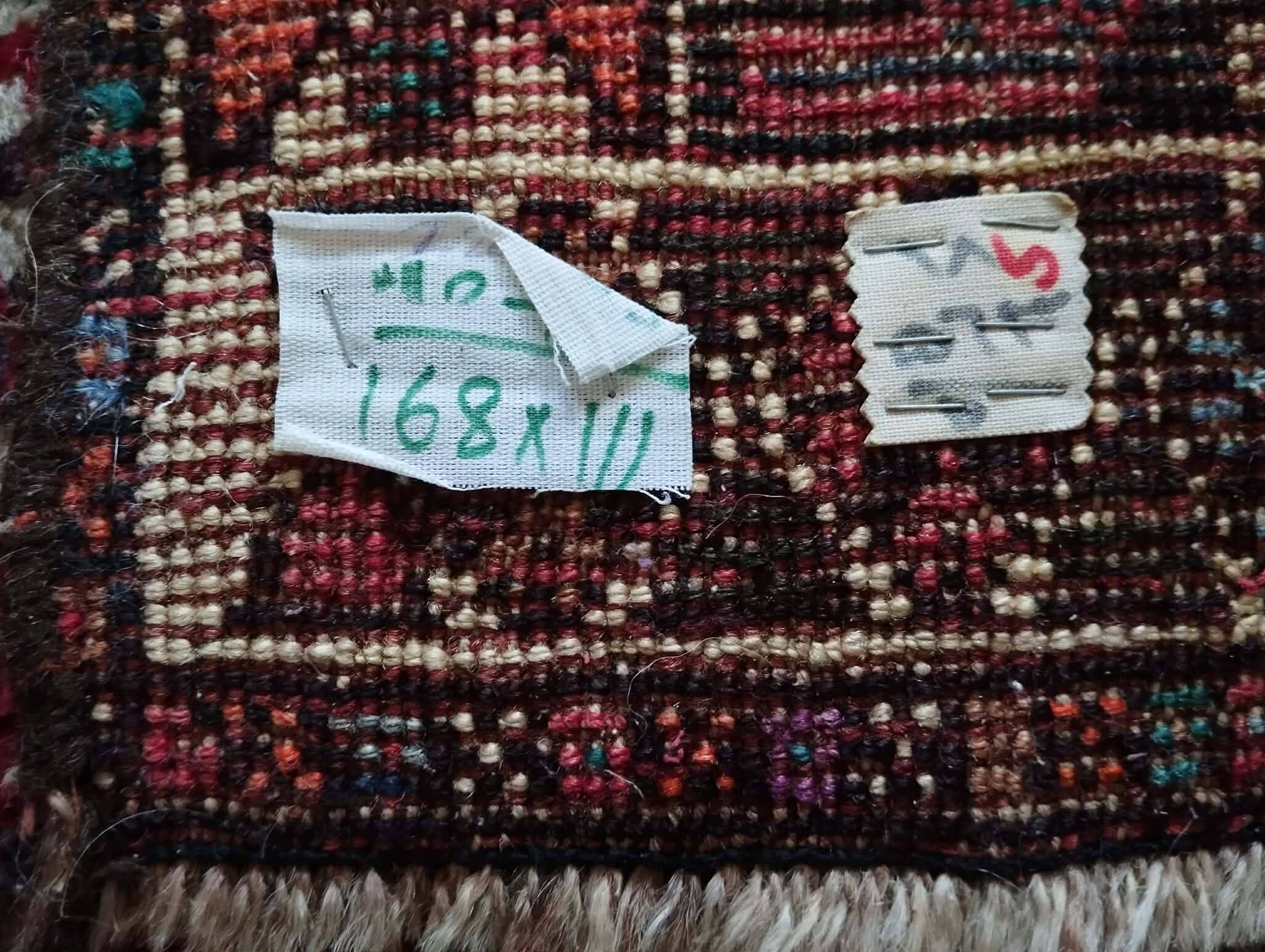 Handmade Persian Shiraz rug 168x111cm