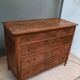Louis XVI chest of drawers in natural wood