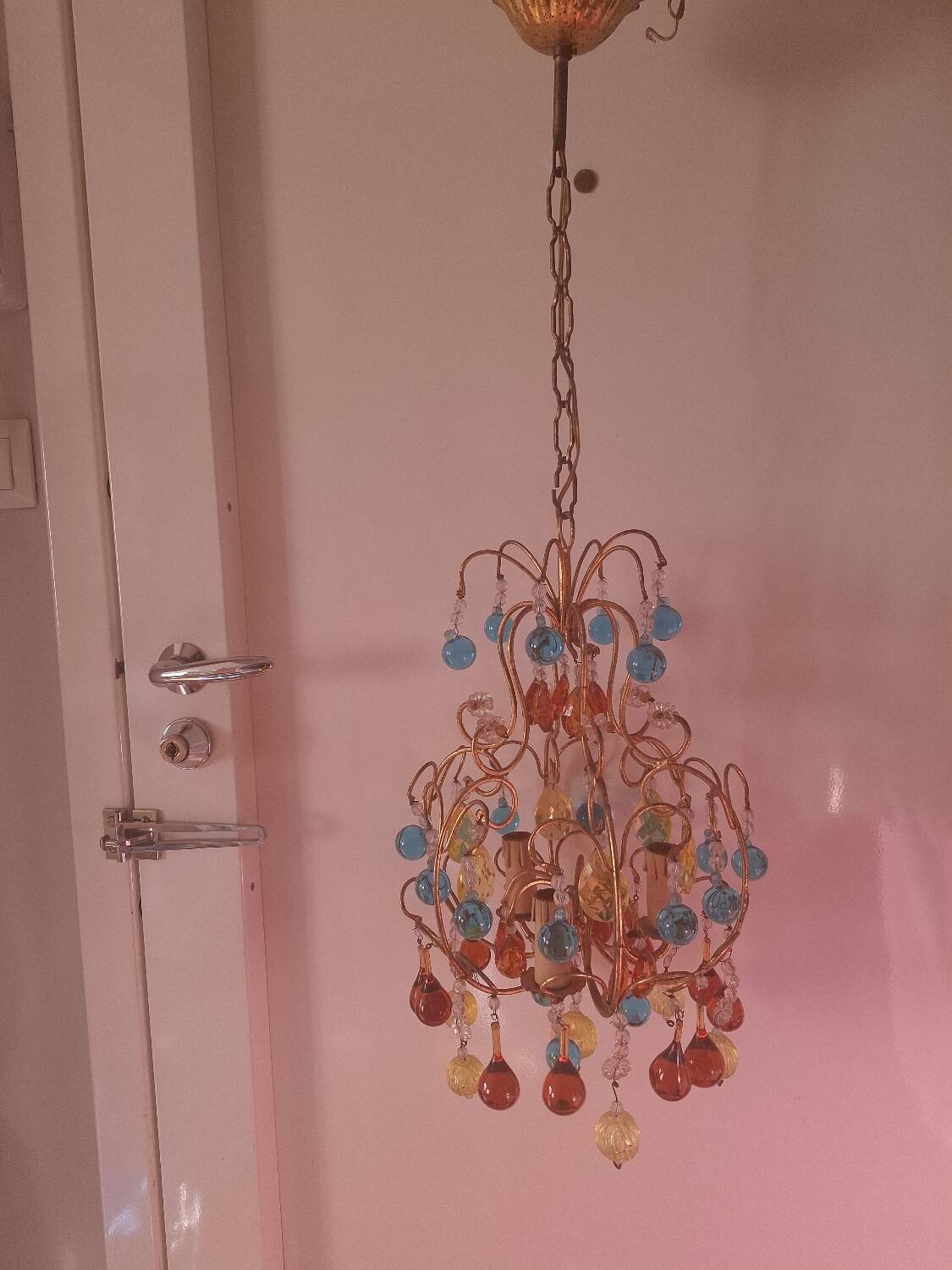 Vintage crystal chandelier