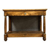 Empire era console in walnut circa 1810