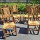 6 brutalist chairs
