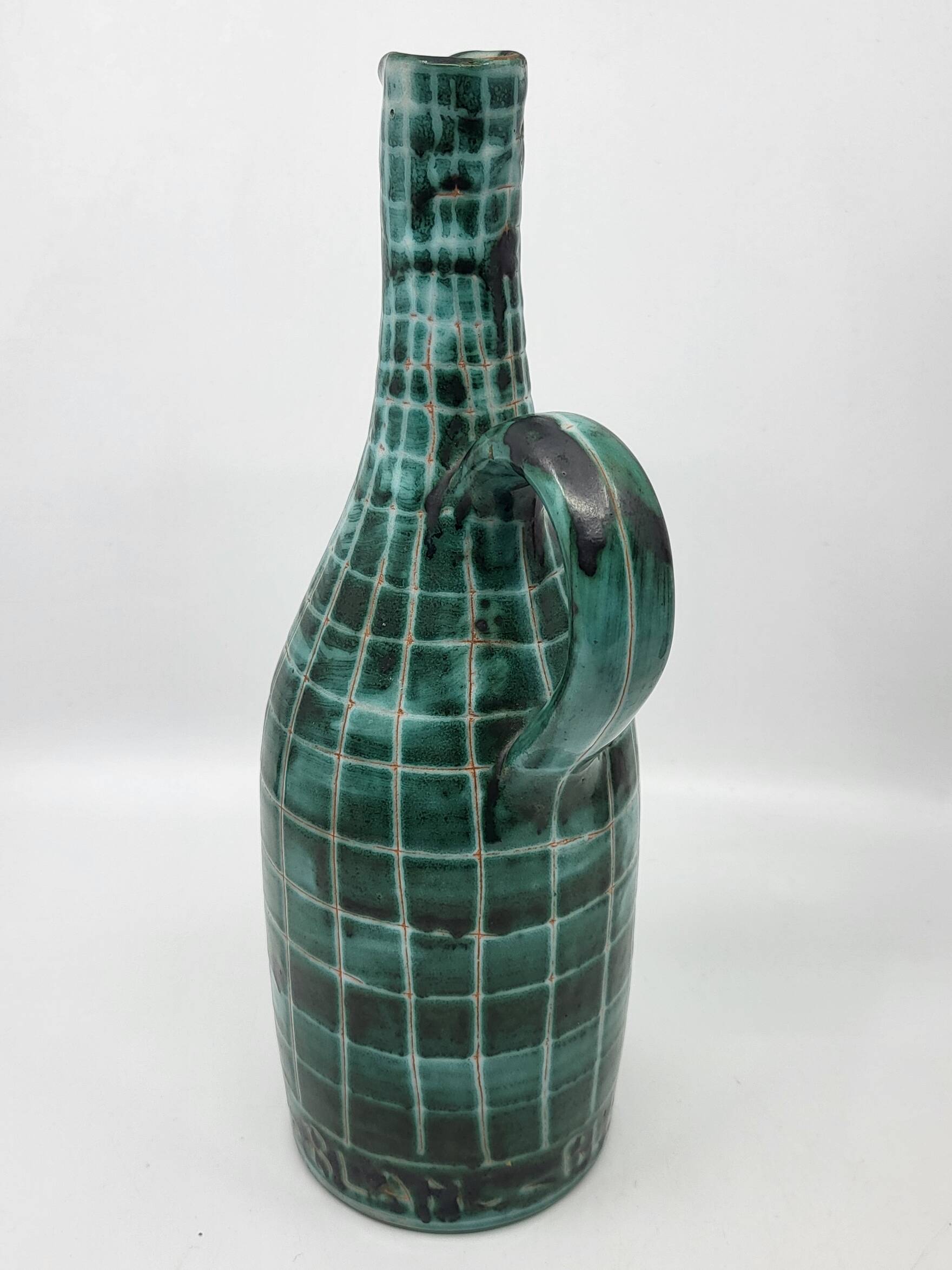 Robert Picault ceramic bottle French Vallauris Côte-d'Azur 1950
