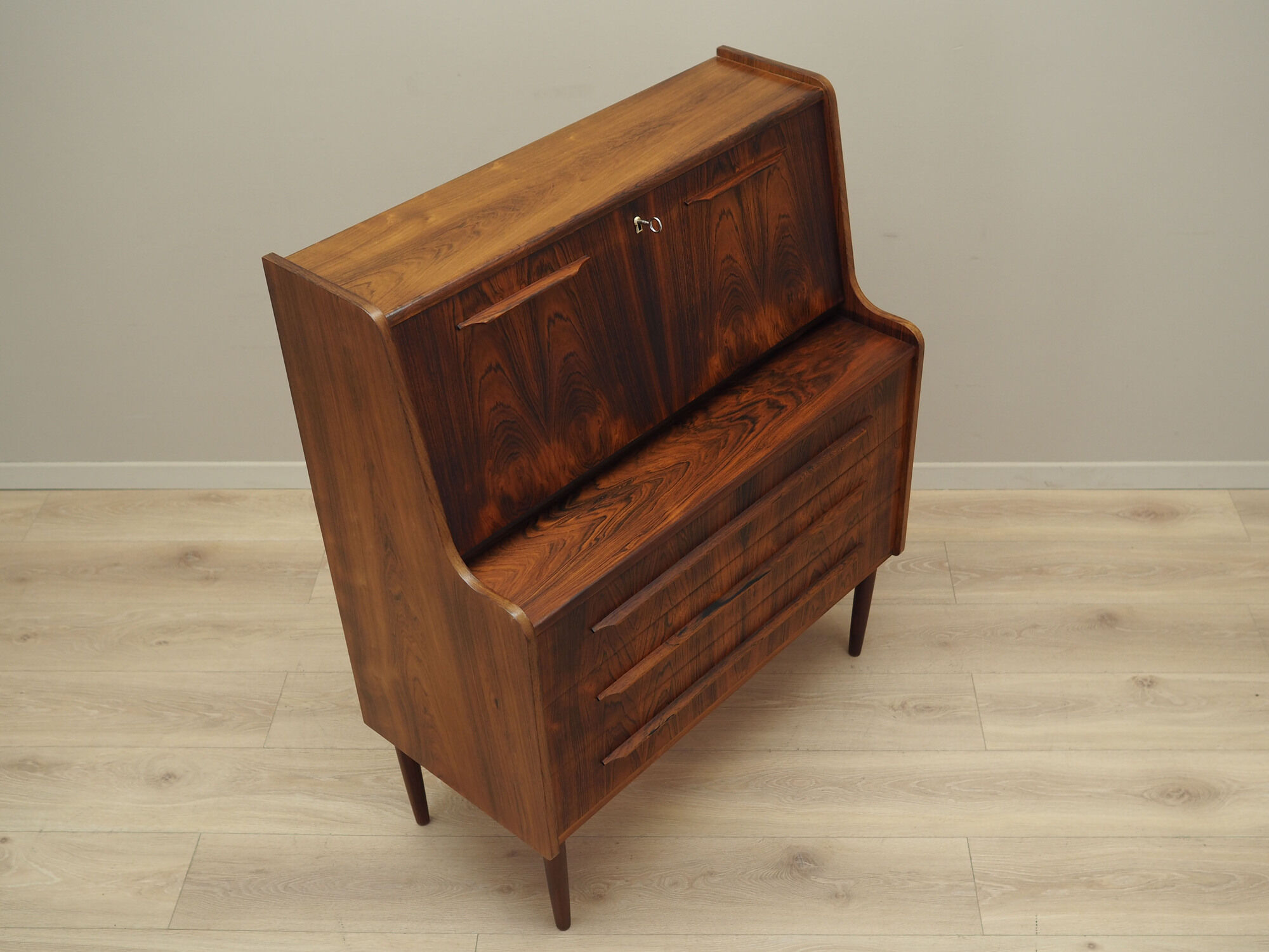 Rosewood secretary, Danish design, 1970s, production: Denmark
