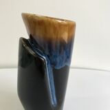 Blue design ceramic vase