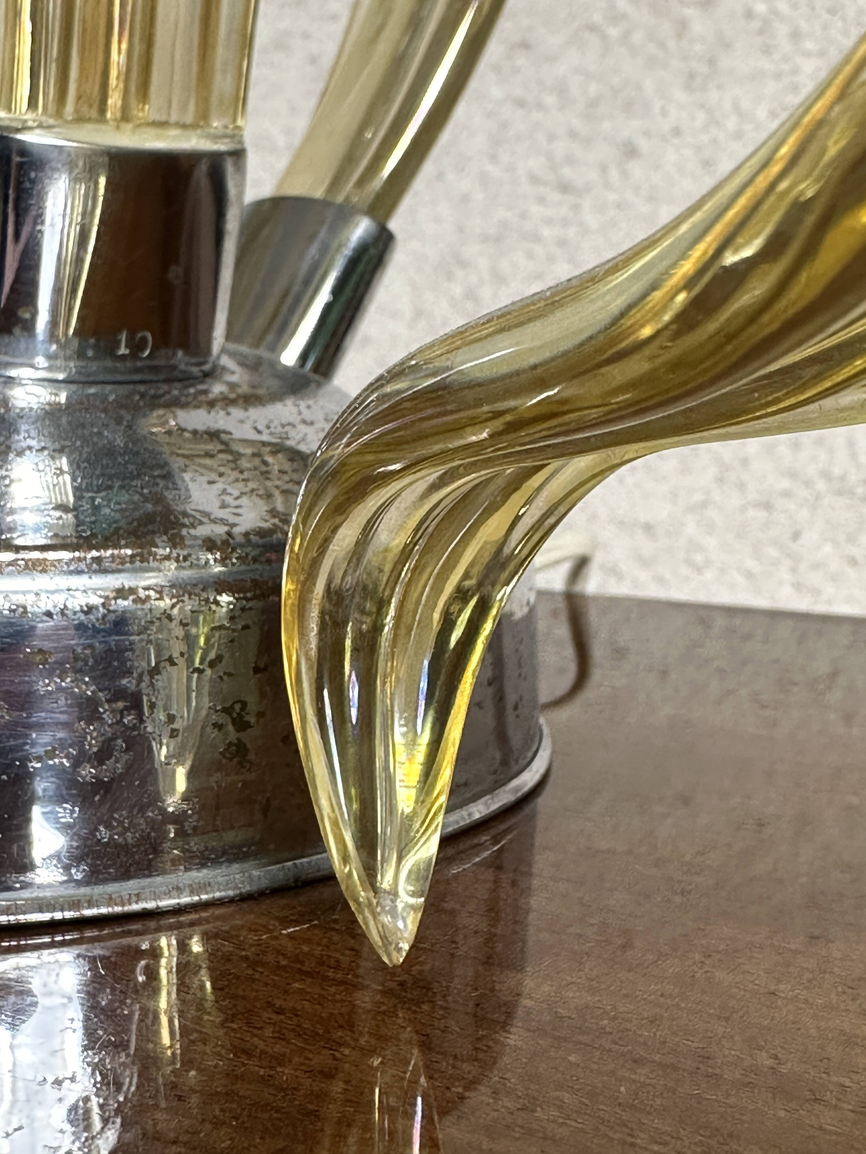 Murano glass lamp, Galliano Ferro