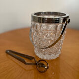 Ice bucket with its pliers