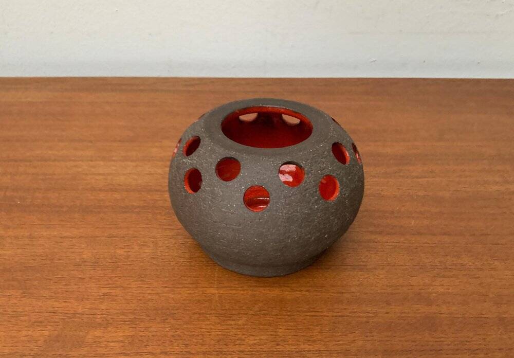 Danish studio candlestick from the mid-century by Lovemose, 1960s.