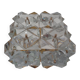 Gold-Plated & Crystal Glass Flush Mount Light from Kinkeldey, 1970s