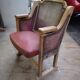 Theater armchair late 19th, early 20th in its original condition.