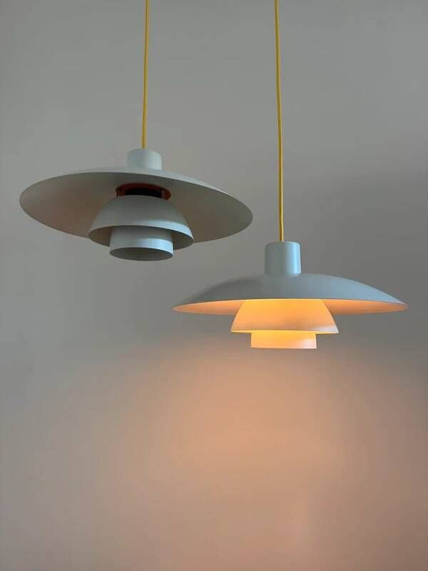 Vintage set 2x Louis Poulsen PH4/3 - Poul Henningsen - PH4 lamp