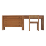 Bureau en bois d'orme certifié groupe Regain